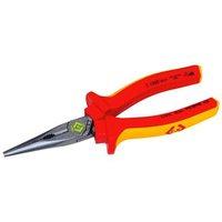 ck tools redline vde insulated straight snipe long nose pliers