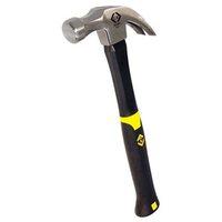 ck tools claw anti vibe fibre glass rubber grip hammer