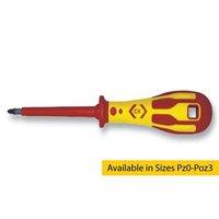 C.K Tools Dextro Pozi Drive Star Head VDE Insulated Screwdriver