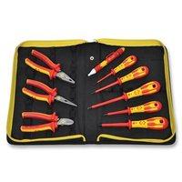 C.K Tools 9 Piece PZ Electricians VDE Pliers & Screwdrivers Tool Kit