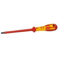 C.K Tools Dextro Slotted Parallel Flat Head VDE Insulated Screwdriver