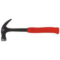 ck tools high visibility steel claw hammer
