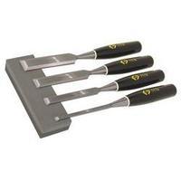 C.K Wood Chisel Bevel Edged Set Of 4 Plus Sharpening Stone C.K. T1180