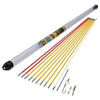 CK Tools T5421 MightyRod PRO Cable Rod Standard Set 10m