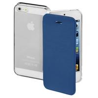 Clear Booklet Case for Apple iPhone 5/5s/SE Dark Blue