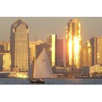 Classic Sailboat Sunset Sail