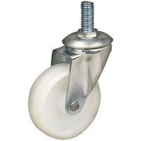 clarke ml106w 50mm swivel castor white nylon