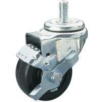 Clarke ML214 64mm Swivel & Brake Castor - Rubber