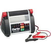 clarke clarke hfbc12 12v 6amp high frequency battery charger