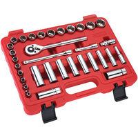 clarke clarke pro377 33 piece 38 drive metric socket set