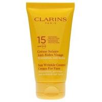 clarins sun wrinkle control moderate protection uvbuva 15 75ml