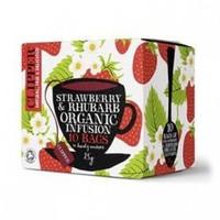 Clipper Strawberry and Rhubarb 10bag