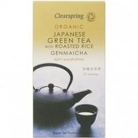 clearspring organic green tea genmaicha 40g