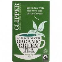 Clipper Organic Green Tea Aloe Vera 20bag