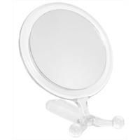 Clear Framed 2 Way Hand/Stand Mirror