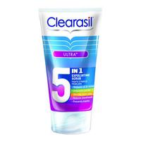 clearasil ultra 5 in 1 exfoliating scrub 150ml