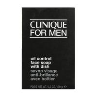 Clinique Men Mild Oil Control Face Soap With Dish 150g