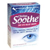 clinitas soothe eye drops 20 x 05ml