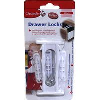 Clippasafe Safety Drawer Locks 3 Pack
