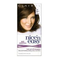 Clairol Nice\'n Easy Non Permanent Up To 24 Washes Medium Ash Brown 77