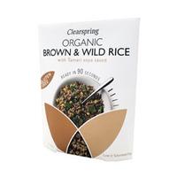Clearspring Org Brown & Wild Rice w. Tama 250g
