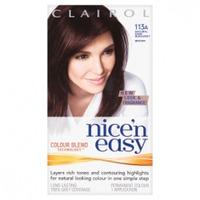 Clairol Nice\'n Easy Permanent Hair Colour Natural Dark Burgundy Brown 113A