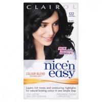 Clairol Nice\'n Easy Permanent Hair Colour Natural Black 122