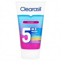clearasil ultra rapid action gel wash pack of 150ml
