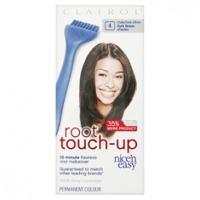 clairol nicen easy root touch up dark brown 4