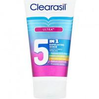 Clearasil Ultra 5 in 1 Exfoliating Scrub - Pack of 150ml