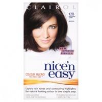 clairol nicen easy permanent hair colour natural dark brown 120