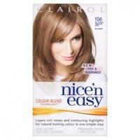 clairol nicen easy permanent hair colour natural medium ash blonde 106