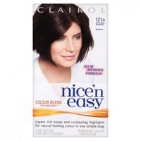 clairol nicen easy permanent hair colour natural darkest brown 121a