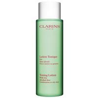 clarins cleansing care toning lotion with iris alcohol free for combin ...