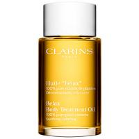 clarins body treatment oil relax 100 pure plant extracts soothing rela ...