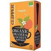 clipper organic orange coconut tea 20 bags