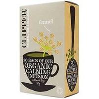 clipper organic fennel infusion 20 bags