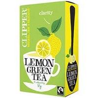 clipper green tea with lemon 25 bags