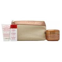 Clarins Self Tanning Gift Set 125ml Self Tanning Cream + 30ml Body Scrub + 30ml HD Body Lift + Bag