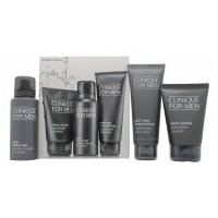 Clinique for Men A Better Shave Gift Set 100ml Face Scrub + 41ml Aloe Shave Gel + 100ml Anti Age Moisturizer
