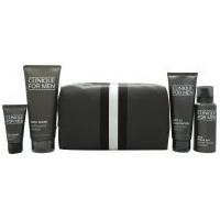 Clinique for Men Great Skin Gift Set 200ml Face Wash + 100ml Moisturiser SPF21 + 41ml Aloe Shave Gel + 30ml Face Scrub + Bag