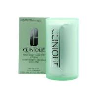 clinique cleansing range facial soap with dish 100g extra mild