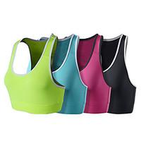 CLOTHIN Women\'s Running Sports Bra Underwear Tops Quick Dry Wearable High Breathability (>15, 001g) Summer Fall/Autumn Sports WearYoga