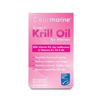 Cleanmarine Krill Oil for Women, 600mg, 60Caps