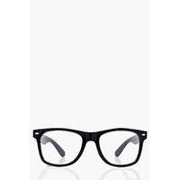 Clear Lens Glasses - black