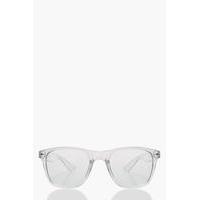 clear frame square fashion glasses clear