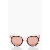 clear pink oversized sunglasses pink