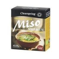 clearspring instant white miso soup paste 60g 1 x 60g
