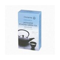 clearspring organic hojicha roasted green tea box 20x2g