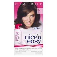 Clairol - Nice n Easy Permanent Hair Colour Blend FOAM Dark Brown 4